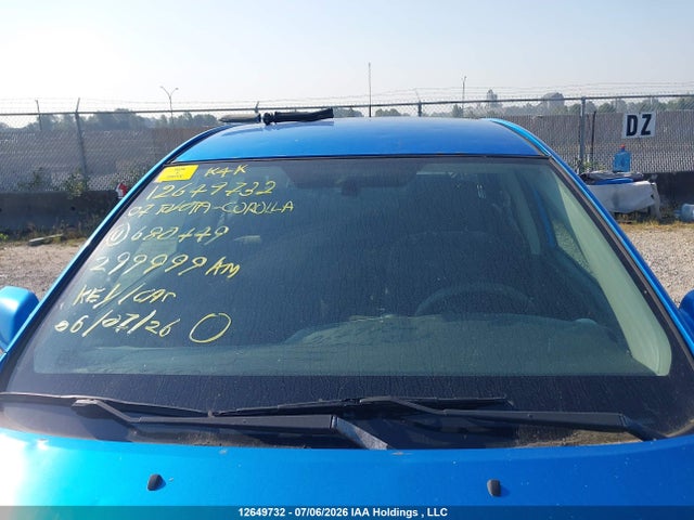 12649732 :رقم المزاد ، 2T1KR32E17C680449 vin ، 2007 Toyota Corolla Matrix Xr مزاد بيع