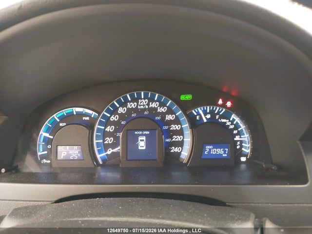 12649750 :رقم المزاد ، 4T1BD1FK8CU021182 vin ، 2012 Toyota Camry Hybrid Xle مزاد بيع