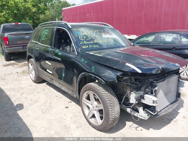 2021 Mercedes-benz Glb 250 4matic მანქანა იყიდება აუქციონზე, vin: W1N4M4HB8MW167303, აუქციონის ნომერი: 12649752