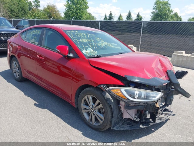 12649759 :رقم المزاد ، KMHD84LF0HU152345 vin ، 2017 Hyundai Elantra Gl مزاد بيع