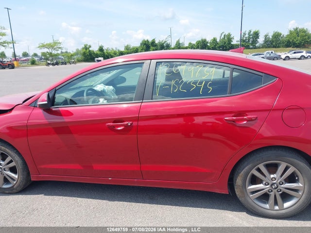 12649759 :رقم المزاد ، KMHD84LF0HU152345 vin ، 2017 Hyundai Elantra Gl مزاد بيع