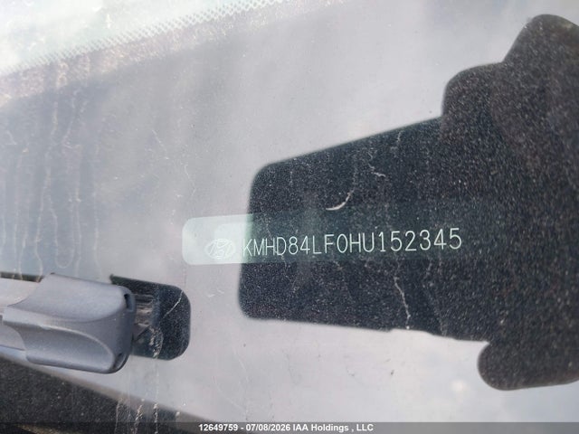 12649759 :رقم المزاد ، KMHD84LF0HU152345 vin ، 2017 Hyundai Elantra Gl مزاد بيع