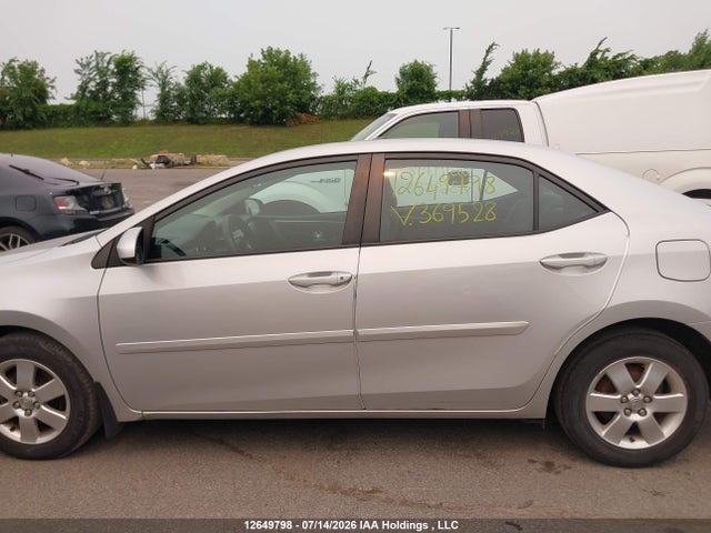 2015 Toyota Corolla L/le/le Pls/prm/s/s Pls მანქანა იყიდება აუქციონზე, vin: 2T1BURHEXFC369528, აუქციონის ნომერი: 12649798