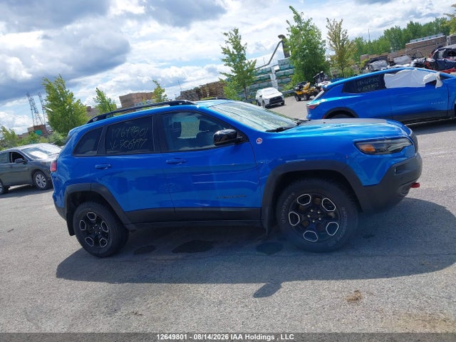 Продажа на аукционе авто 2022 Jeep Cherokee Trailhawk Elite, vin: 1C4PJMBX3ND506497, номер лота: 12649801