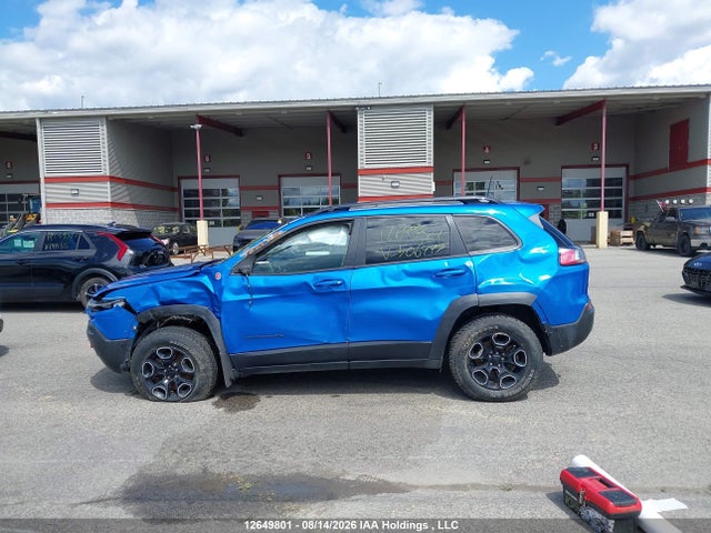Продажа на аукционе авто 2022 Jeep Cherokee Trailhawk Elite, vin: 1C4PJMBX3ND506497, номер лота: 12649801