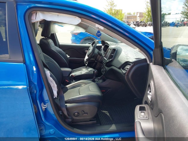 Продажа на аукционе авто 2022 Jeep Cherokee Trailhawk Elite, vin: 1C4PJMBX3ND506497, номер лота: 12649801