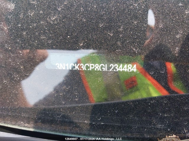 12649807 :رقم المزاد ، 3N1CK3CP8GL234484 vin ، 2016 Nissan Micra S/sr/sv مزاد بيع