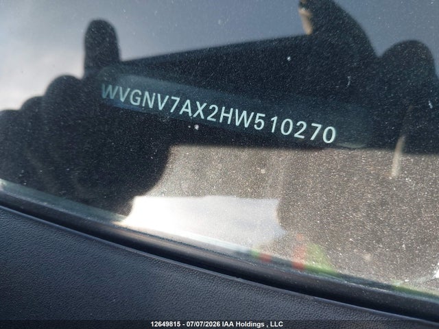 12649815 :رقم المزاد ، WVGNV7AX2HW510270 vin ، 2017 Volkswagen Tiguan Wolfsburg مزاد بيع
