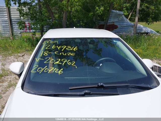 Продажа на аукционе авто 2018 Chevrolet Cruze Lt Auto, vin: 1G1BE5SM2J7202962, номер лота: 12649816