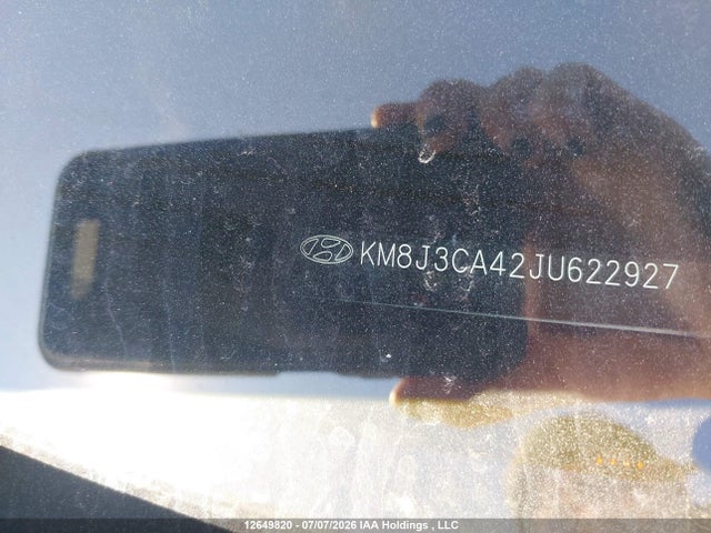 Продаж на аукціоні авто 2018 Hyundai Tucson Se 2.0l, vin: KM8J3CA42JU622927, номер лоту: 12649820