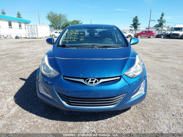 12649863 :رقم المزاد ، KMHDH4AE0GU591750 vin ، 2016 Hyundai Elantra Se/sport/limited مزاد بيع