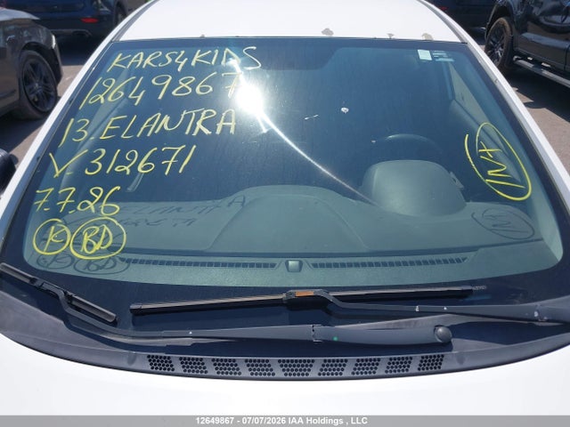 Продаж на аукціоні авто 2013 Hyundai Elantra, vin: 5NPDH4AEXDH312671, номер лоту: 12649867