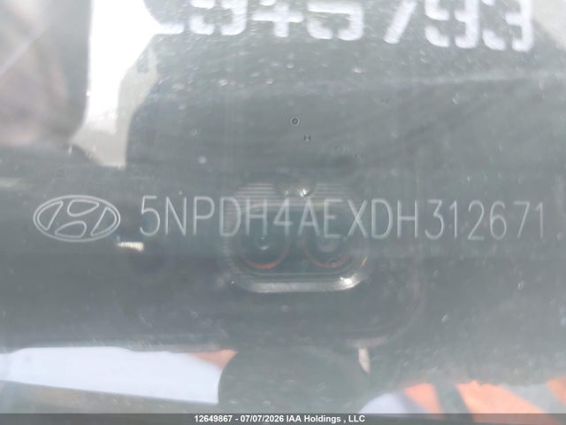 Продаж на аукціоні авто 2013 Hyundai Elantra, vin: 5NPDH4AEXDH312671, номер лоту: 12649867