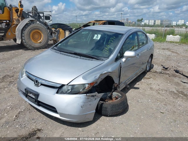2007 Honda Civic Lx მანქანა იყიდება აუქციონზე, vin: 2HGFA165X7H106057, აუქციონის ნომერი: 12649894