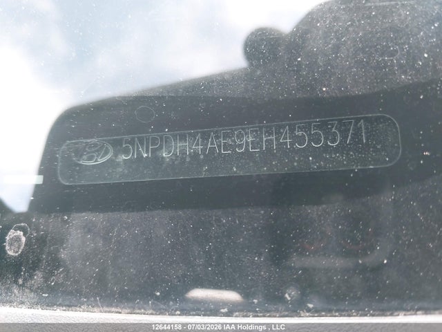 2014 Hyundai Elantra Gls მანქანა იყიდება აუქციონზე, vin: 5NPDH4AE9EH455371, აუქციონის ნომერი: 12644158
