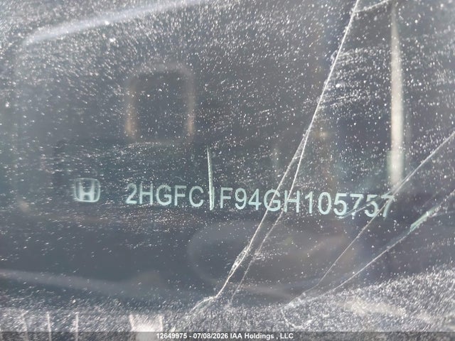 Honda Civic Touring 2016 2HGFC1F94GH105757 Image 17