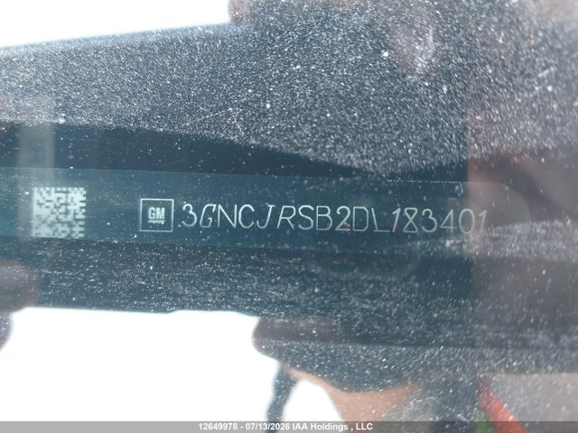 Aukcja sprzedaży 2013 Chevrolet Trax 2lt, vin: 3GNCJRSB2DL183401, numer aukcji: 12649978