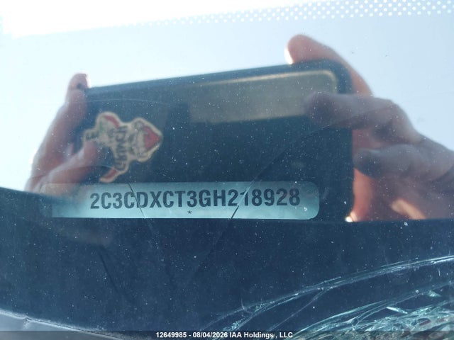 12649985 :رقم المزاد ، 2C3CDXCT3GH218928 vin ، 2016 Dodge Charger R/t مزاد بيع