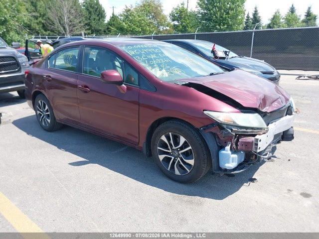 2013 Honda Civic Ex მანქანა იყიდება აუქციონზე, vin: 2HGFB2F56DH002261, აუქციონის ნომერი: 12649990