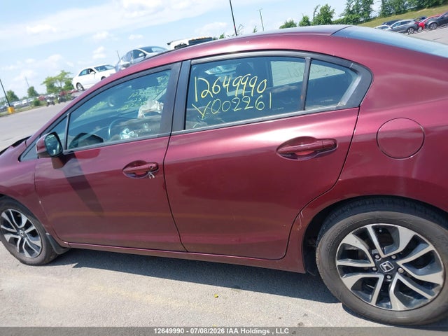 2013 Honda Civic Ex მანქანა იყიდება აუქციონზე, vin: 2HGFB2F56DH002261, აუქციონის ნომერი: 12649990