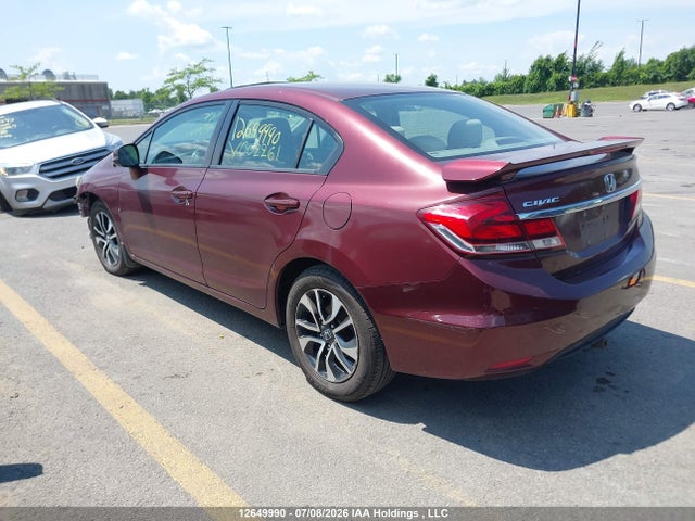 2013 Honda Civic Ex მანქანა იყიდება აუქციონზე, vin: 2HGFB2F56DH002261, აუქციონის ნომერი: 12649990