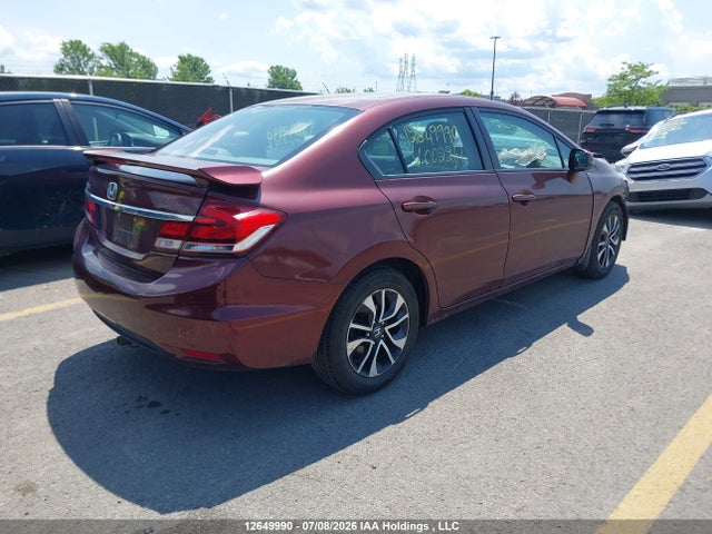 2013 Honda Civic Ex მანქანა იყიდება აუქციონზე, vin: 2HGFB2F56DH002261, აუქციონის ნომერი: 12649990