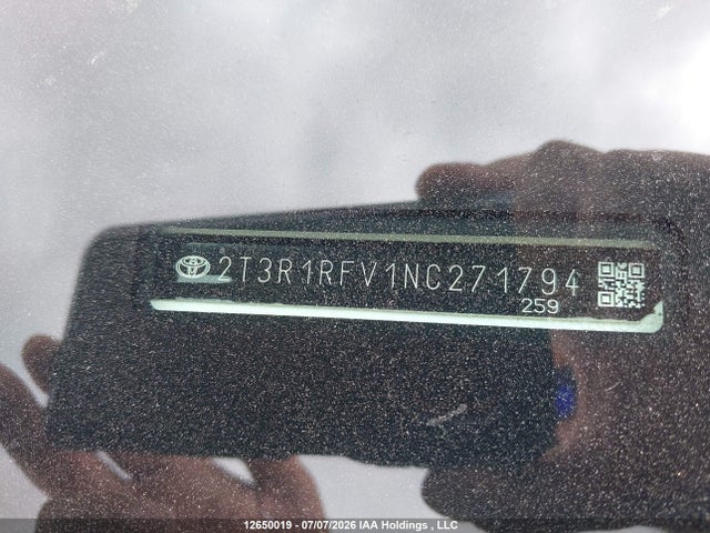 2T3R1RFV1NC271794 Toyota Rav4 Xle/xle Premium