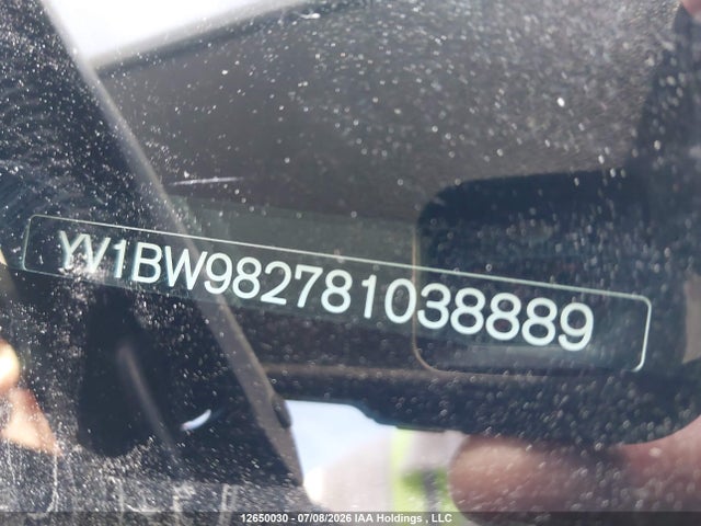 12650030 :رقم المزاد ، YV1BW982781038889 vin ، 2008 Volvo V70 3.2 مزاد بيع