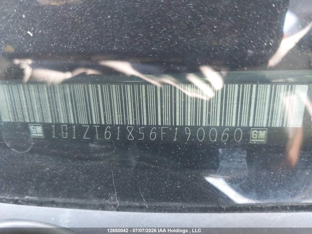 12650042 :رقم المزاد ، 1G1ZT61856F190060 vin ، 2006 Chevrolet Malibu Maxx Lt مزاد بيع