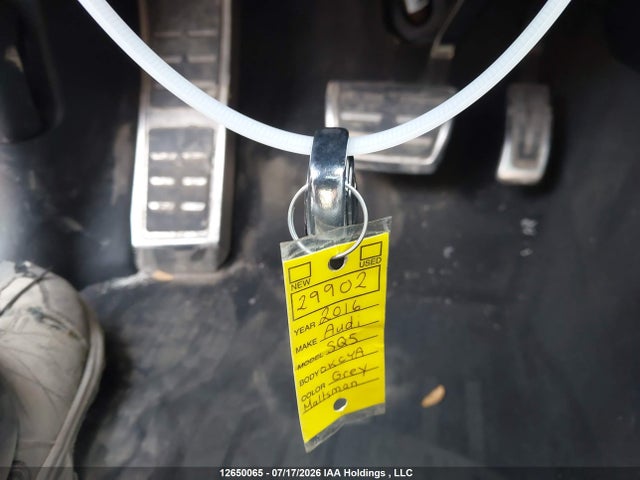 Aukcja sprzedaży 2016 Audi Sq5, vin: WA1LCAFP8GA110601, numer aukcji: 12650065