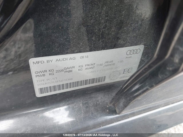 WAUKFCFL6FN014388 Audi A4 2.0t Technik Plus