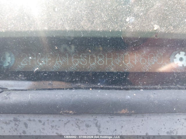 Aukcja sprzedaży 2008 Honda Civic Lx, vin: 2HGFA16508H101600, numer aukcji: 12650082