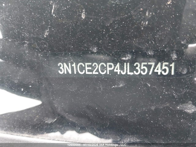Продажа на аукционе авто 2018 Nissan Versa Note 1.6 S/1.6 Sr/1.6 Sv, vin: 3N1CE2CP4JL357451, номер лота: 12650085