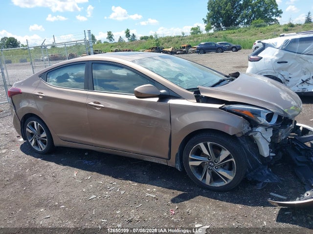 12650109 :رقم المزاد ، KMHDH4AH4FU388644 vin ، 2015 Hyundai Elantra Gls مزاد بيع