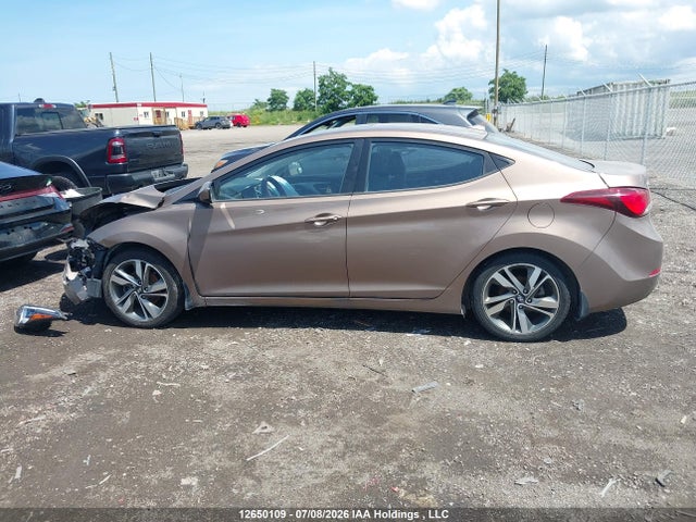 12650109 :رقم المزاد ، KMHDH4AH4FU388644 vin ، 2015 Hyundai Elantra Gls مزاد بيع