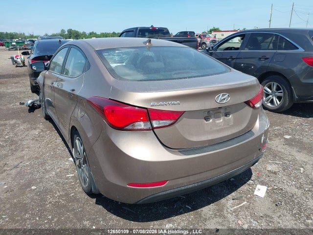 12650109 :رقم المزاد ، KMHDH4AH4FU388644 vin ، 2015 Hyundai Elantra Gls مزاد بيع