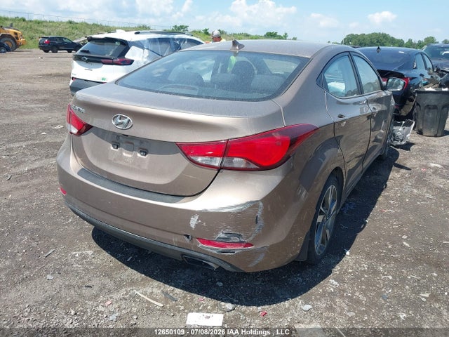12650109 :رقم المزاد ، KMHDH4AH4FU388644 vin ، 2015 Hyundai Elantra Gls مزاد بيع