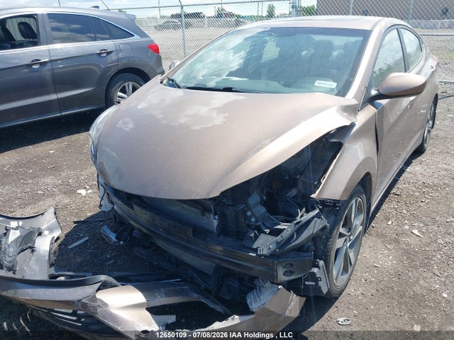 12650109 :رقم المزاد ، KMHDH4AH4FU388644 vin ، 2015 Hyundai Elantra Gls مزاد بيع