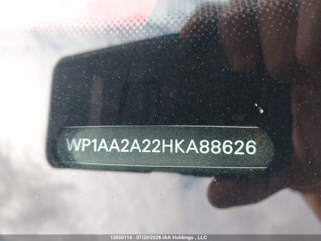 WP1AA2A22HKA88626 Porsche Cayenne Platinum Edition