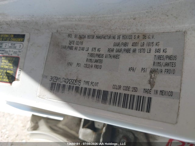 Mazda MAZDA3 2016 3MZBM1U74GM290516 Image 9