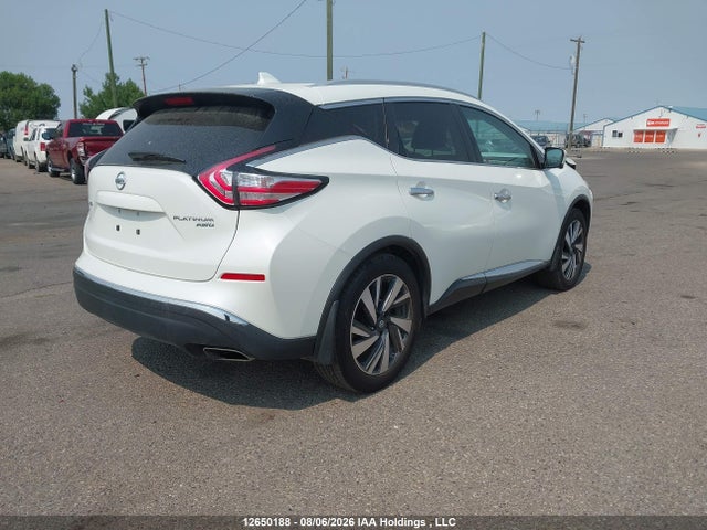 2016 Nissan Murano Platinum/sl/sv მანქანა იყიდება აუქციონზე, vin: 5N1AZ2MH8GN141719, აუქციონის ნომერი: 12650188