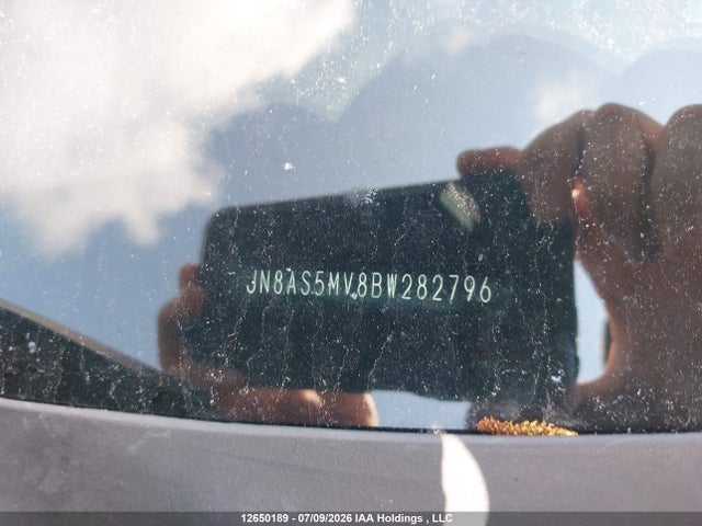 12650189 :رقم المزاد ، JN8AS5MV8BW282796 vin ، 2011 Nissan Rogue مزاد بيع