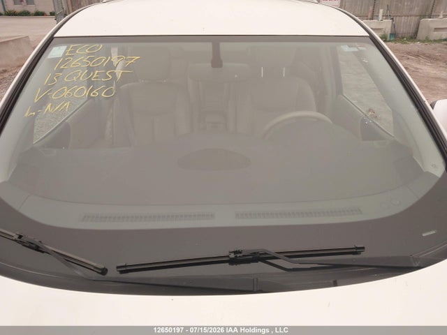 Продажа на аукционе авто 2013 Nissan Quest 3.5 S, vin: JN8AE2KPXD9060160, номер лота: 12650197