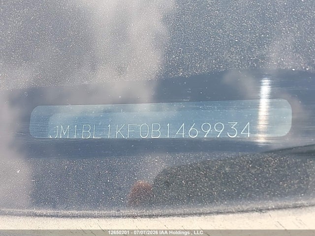 Продажа на аукционе авто 2011 Mazda Mazda3 Gx, vin: JM1BL1KF0B1469934, номер лота: 12650201