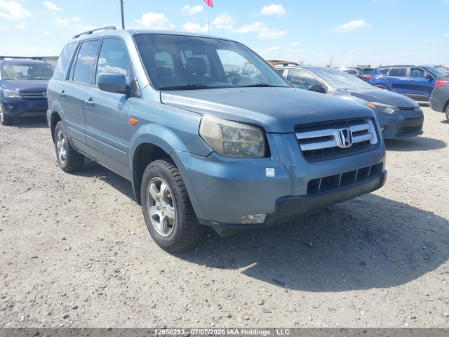 2007 Honda Pilot Ex-l მანქანა იყიდება აუქციონზე, vin: 2HKYF18767H001658, აუქციონის ნომერი: 12650293
