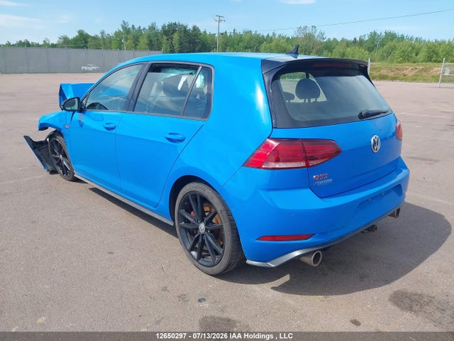 2019 Volkswagen Golf Gti 5-door/5-door Autobahn/5-door Rabbit მანქანა იყიდება აუქციონზე, vin: 3VW6T7AU5KM008524, აუქციონის ნომერი: 12650297