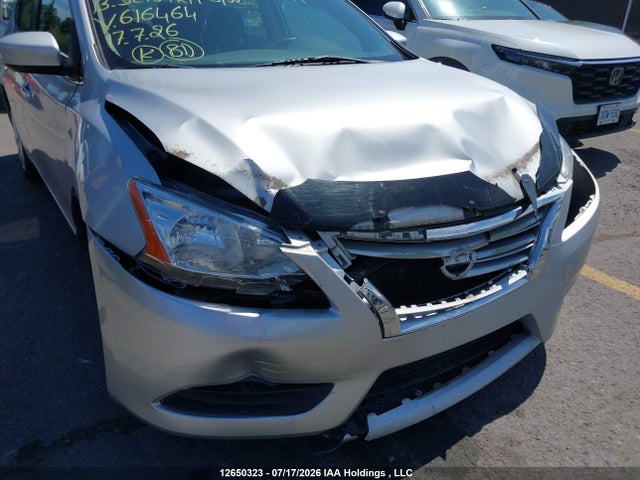 2013 Nissan Sentra S/sv/sr/sl მანქანა იყიდება აუქციონზე, vin: 3N1AB7APXDL616464, აუქციონის ნომერი: 12650323