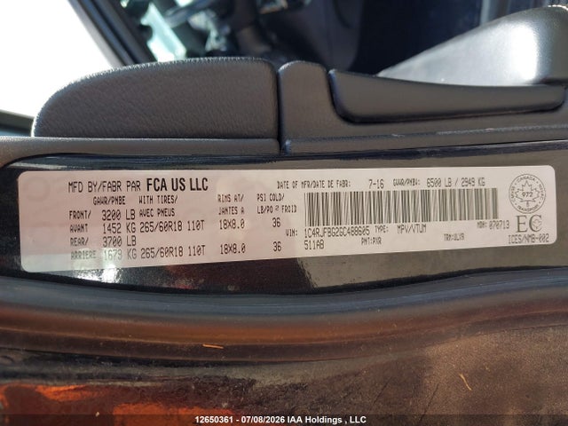 1C4RJFBG2GC488605 Jeep Grand Cherokee Limited