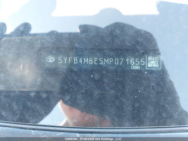 Продаж на аукціоні авто 2021 Toyota Corolla Se, vin: 5YFB4MBE5MP071655, номер лоту: 12650394