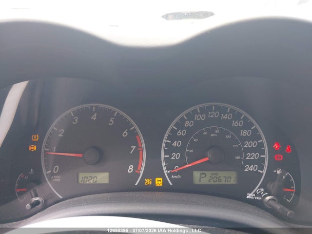 2010 Toyota Corolla S მანქანა იყიდება აუქციონზე, vin: 2T1BU4EE9AC206563, აუქციონის ნომერი: 12650395